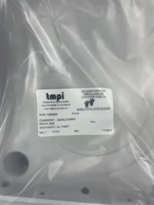 APPLIED MICROSTRUCTURES TMPI AL PART PLATEN