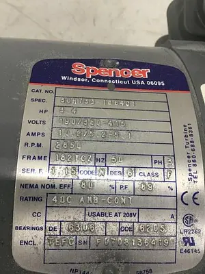 USED SPENCER VB-030B-011
