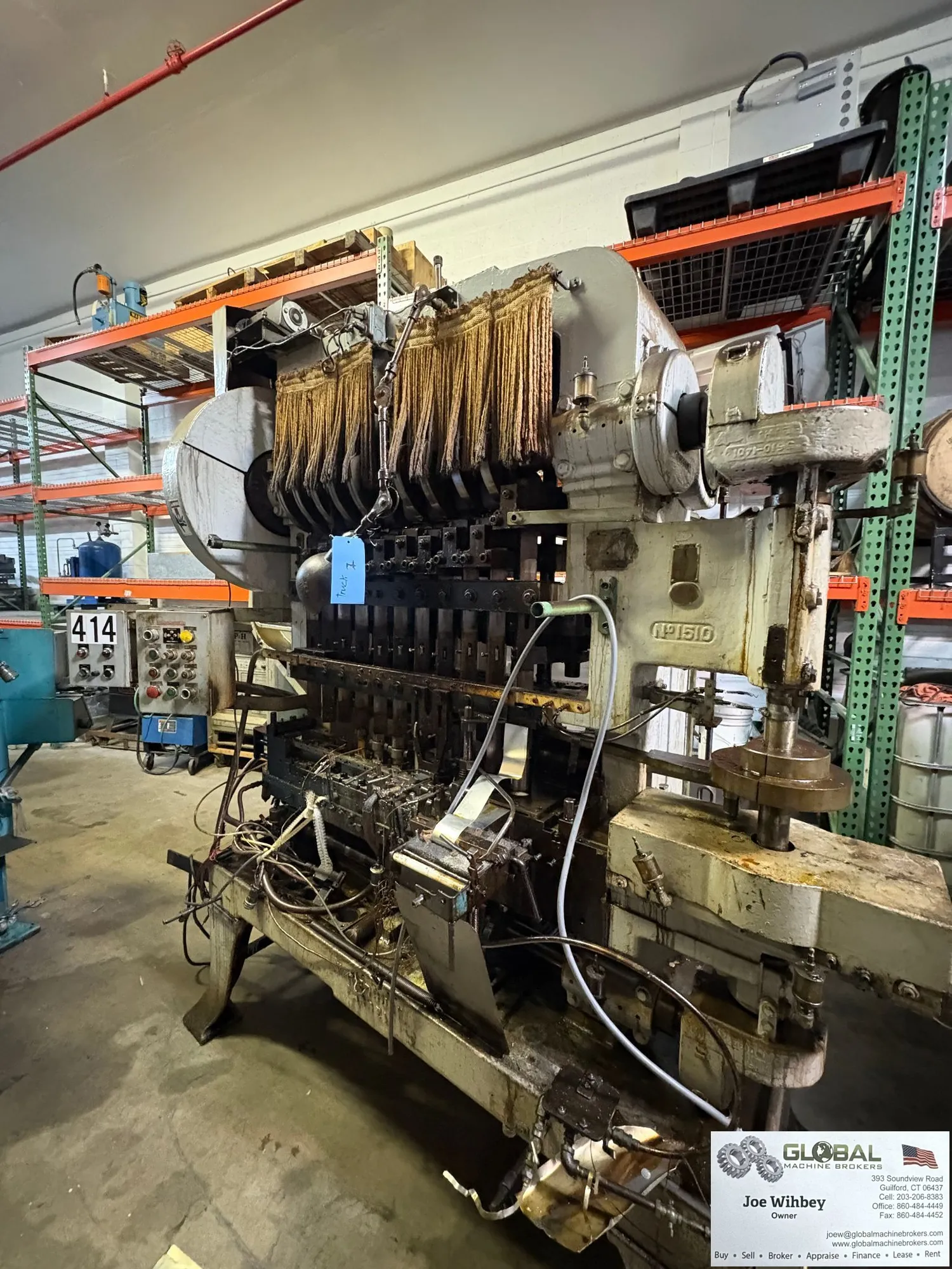 Waterbury Farrel 1510 ICOP Transfer Press W Minster Clutch