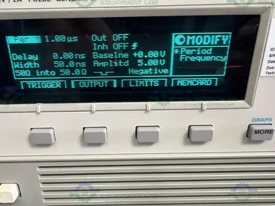 Used HP HEWLETT PACKARD 8114A HIGH POWER PULSE GENERATOR 100V / 2A Pulse Generators California US | Equipment Lab #1302711