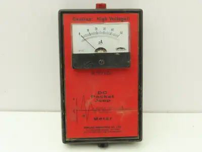 Spy Pipeline Inspection Company DC Pocket Jeepmeter X100 VDC Volt Meter