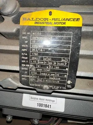 USED BALDOR SQUIRREL CAGE
