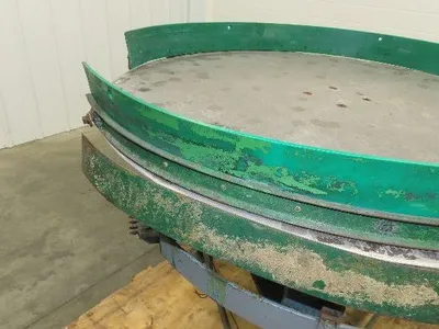 Centrifugal Sorter Turn Table 47" Top 10RPM 127FPM OD Boston Gearbox 1/2Hp 3Ph