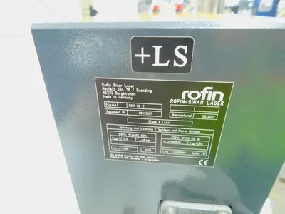 Used ROFIN-SINAR 20E Parts Texas US | Aucto #1307004