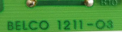 USED BELCO 1211-03 CIRCUIT BOARD A5B1209A01 121103