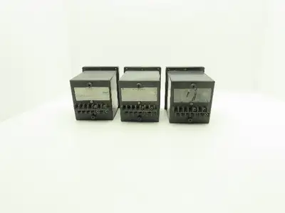GE 12HFC11B1A Instantaneous Overcurrent Relay 50/60Hz 0.5-4.0 Amperes Lot of 3