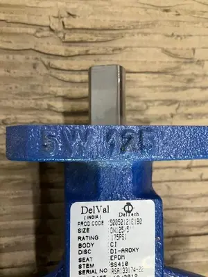 Deltech DN125/5” Valve