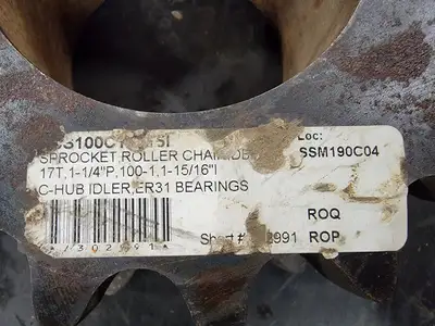 Roller Idler Chain Sprocket DS100C17