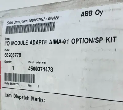 NEW ABB AIMA-01 I/O MODULE ADAPTER REV. B AIMA01