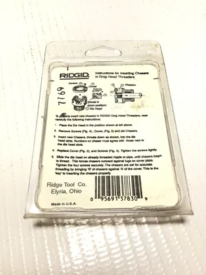 Ridgid 37830 12-R Alloy Pipe Dies 3/4″ NPT 14 TPI-RH