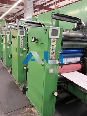 Used RDP RDP 260 10 Color Scratch Off Press 22” x 26 ½” web width Web-fed press California US | Asset Liquidity International #1251345