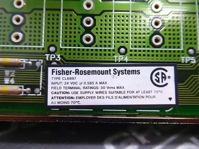 Fisher Rosemount CL6897X1-A1 Sim Analog Input Terminator 12P0083X072 Rev. F New