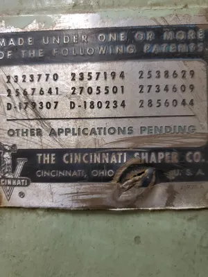 USED 1900 CINCINNATI 3-50