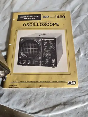 B&K Precision Model 1460 Oscilloscope with Manual and Accessories