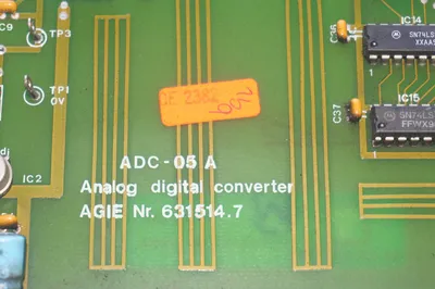 AGIE USA ADC-05 A ANALOG DIGITAL CONVERTER 631514.7 ADC05A