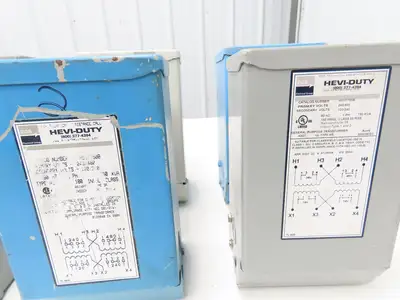 Hevi-Duty HS1F750B Transformer 0.75 KVA 1Ph HV 240/480 LV 120/240 Lot of 8
