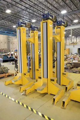 80,000 LBS X 4 LIFTS WHITING MODEL #SCM-100F.4 PORTABLE LIFT JACKS, 2015: STOCK #23684