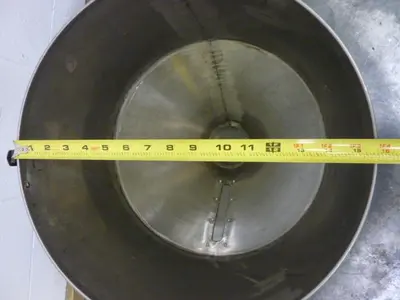 USED METAL FABRICATOR HOPPER582