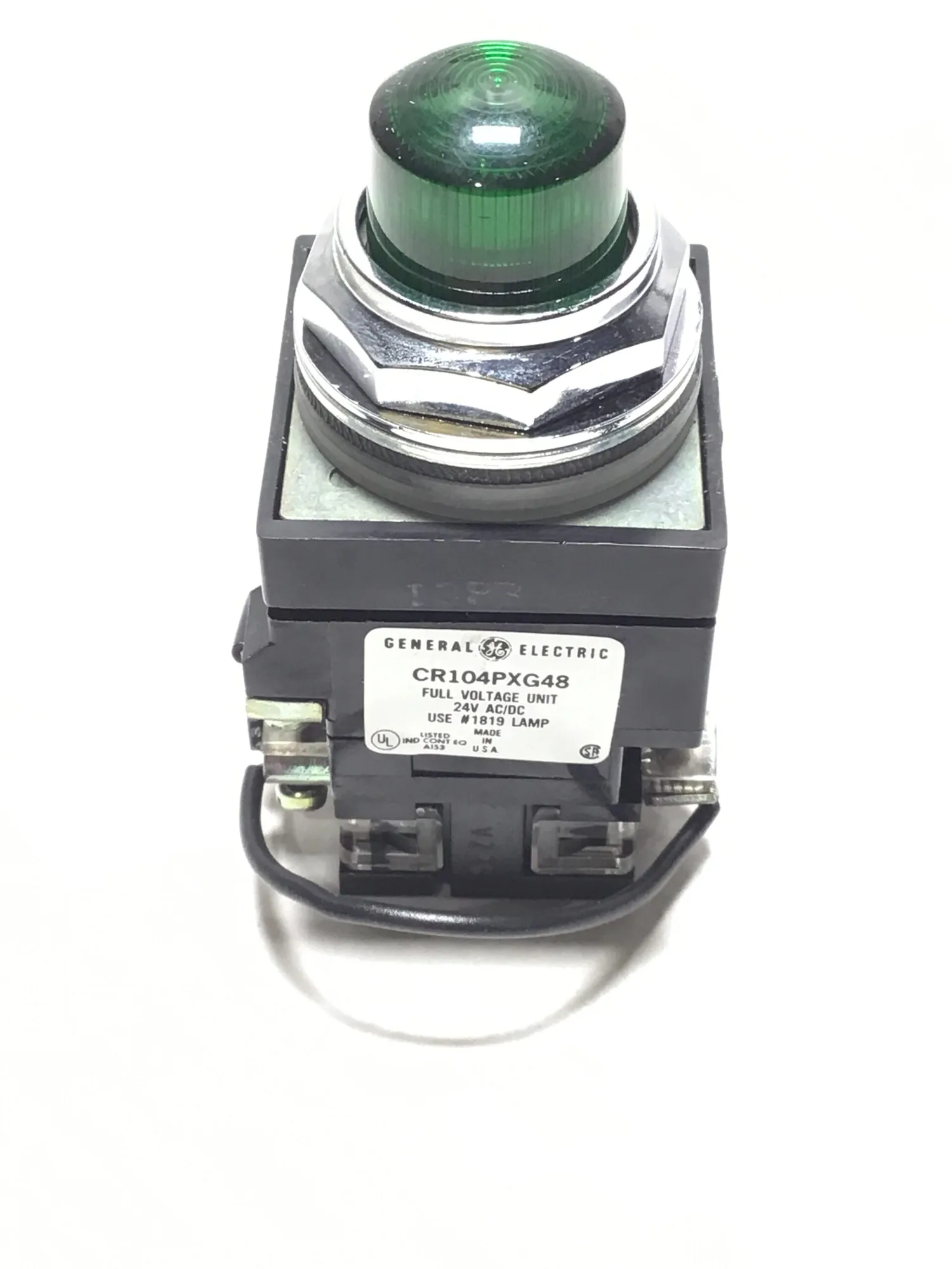 General Electric CR104PLT18G Pushbutton Light