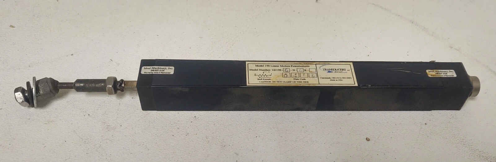 USED TRANSDUCERS DIRECT TD190-6-N-6-K-0418