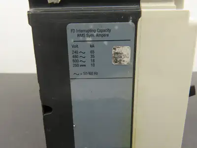 Eaton FD2020 FD 35k 20A Circuit Breaker Style 6639C81G85 600VAC 250VDC 2 Pole