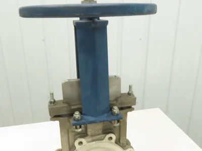 ITT Fabri-Valve C67R304  8" Stainless Knife Gate Valve Rising Stem 150 CWP