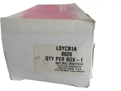 NEW HONEYWELL LSYCB1A LIMIT SWITCH