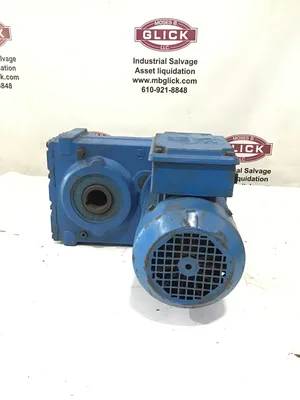 SEW-Eurodrive FA67GDT80K4 Motor Gear Reducer 0.75HP 195.39:1 Ratio 1.53/3.06A