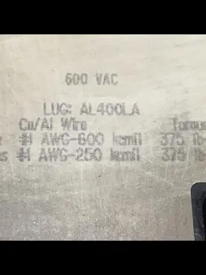 USED SQUARE D LAL3640035M