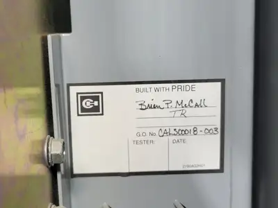 Low Voltage PDC / Switchgear Section, (1) 4000A, (5) 1200A Magnum DS Breakers, 600V 3PH
