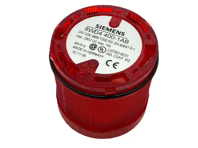 Used Siemens SIRIUS Continuous Light Element Red 230V Light Source Equipment Michigan US | Maverick Industrial Sales #1402029