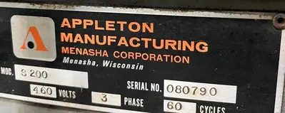 USED APPLETON S200