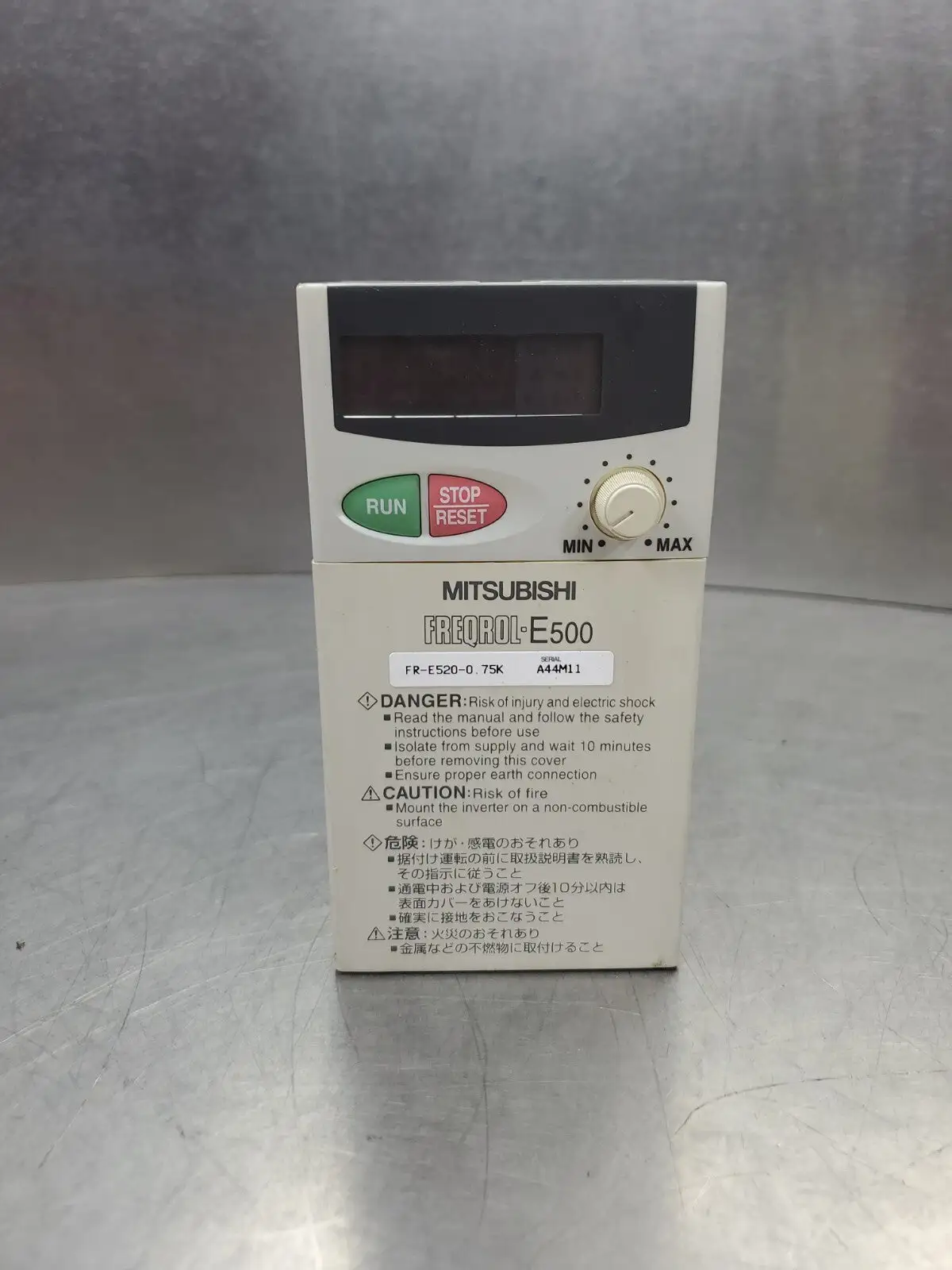 Used Mitsubishi Electric FR-E520-0.75K Variable Speed Drives South Carolina US | Palmetto Automation #1159102