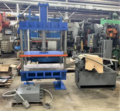 100 Ton Custom Press • Used Custom 4-Column Press