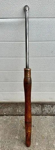 Metal Spooned Spinning Tool ~ 29" Length - 7/8" Tip ~ (5787)