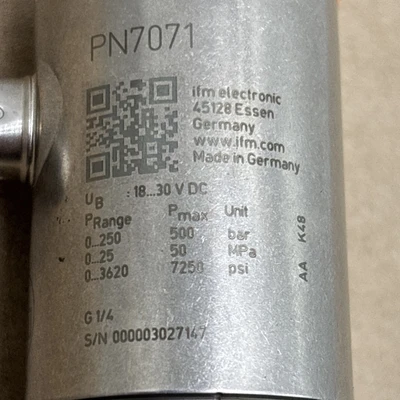 NEW Ifm Pm7071