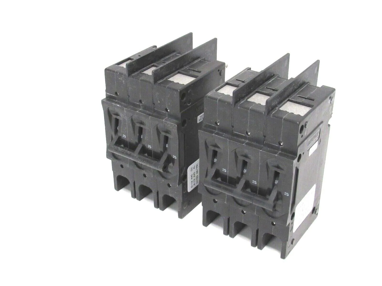 NEW LOT OF 2 AIRPAX 229-3-27427-4 CIRCUIT BREAKER 25A 0320-1827-04 2293274274