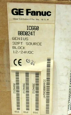 NEW SEALED GE FANUC IC660BBD024T GENIUS 32PT SOURCE BLOCK