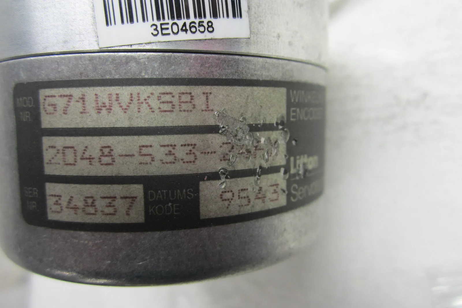 USED LITTON G71WVKSBI ENCODER