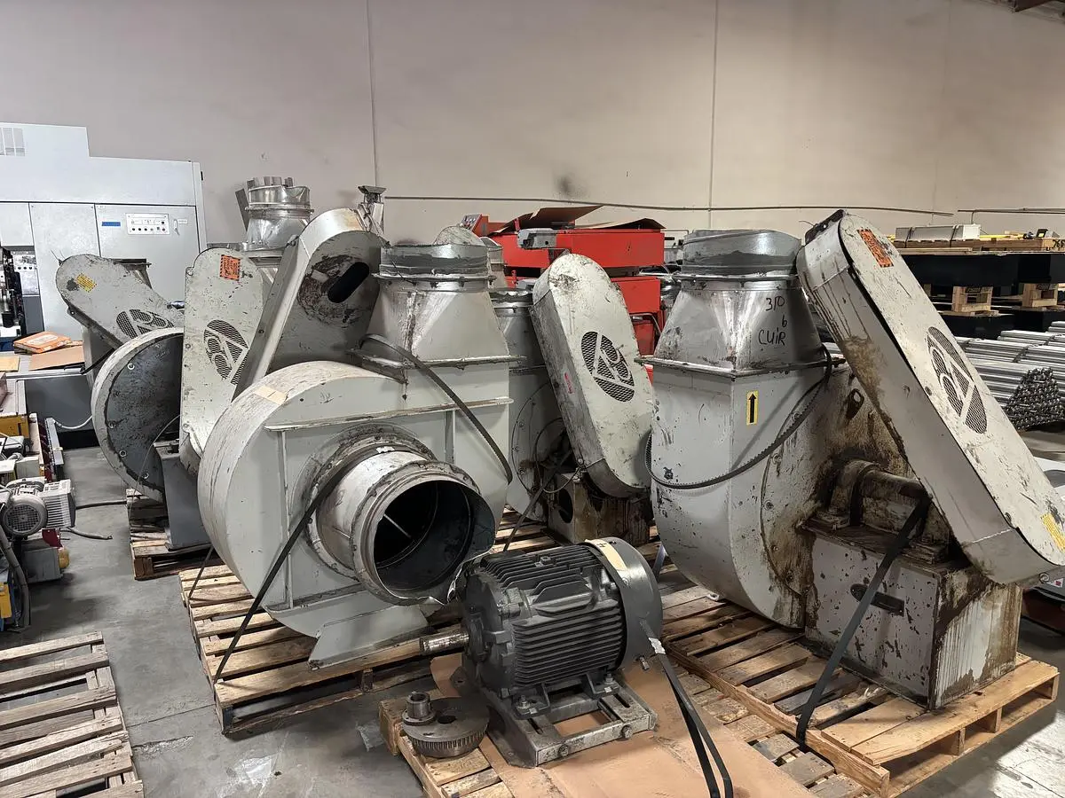 Vacuum Blower Motors for Corrugated scrap removal