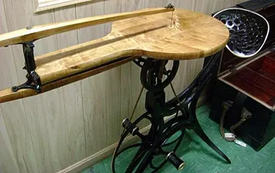 7224-385 Antique Pedal Operated Bicycle Style Scroll Saw, Circa 1876