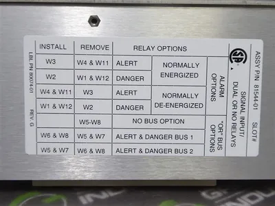 Bently Nevada 81544-01 3300 Series Signal Relay Board 78462-02 Rev. S Used