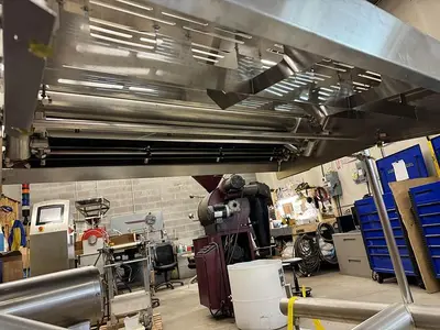 USED REISER VEMAG SCD WATER WHEEL SHREDDER CUTTER DEPOSITOR
