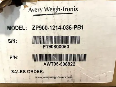 New | in-Stock Avery Weigh-Tronix ZP900-1214-035-PB1 Platform Scales Michigan US | Maverick Industrial Sales #1398227