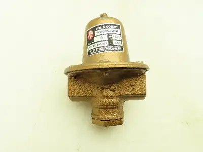 Bell & Gossett 110194 #6 Brass Pressure Reducing Valve 1/2" NPT 45 PSI Set