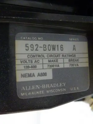 USED ALLEN BRADLEY 509-AOD SER B W37