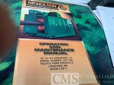 USED NICHOLSON A7 DEBARKER PARTS