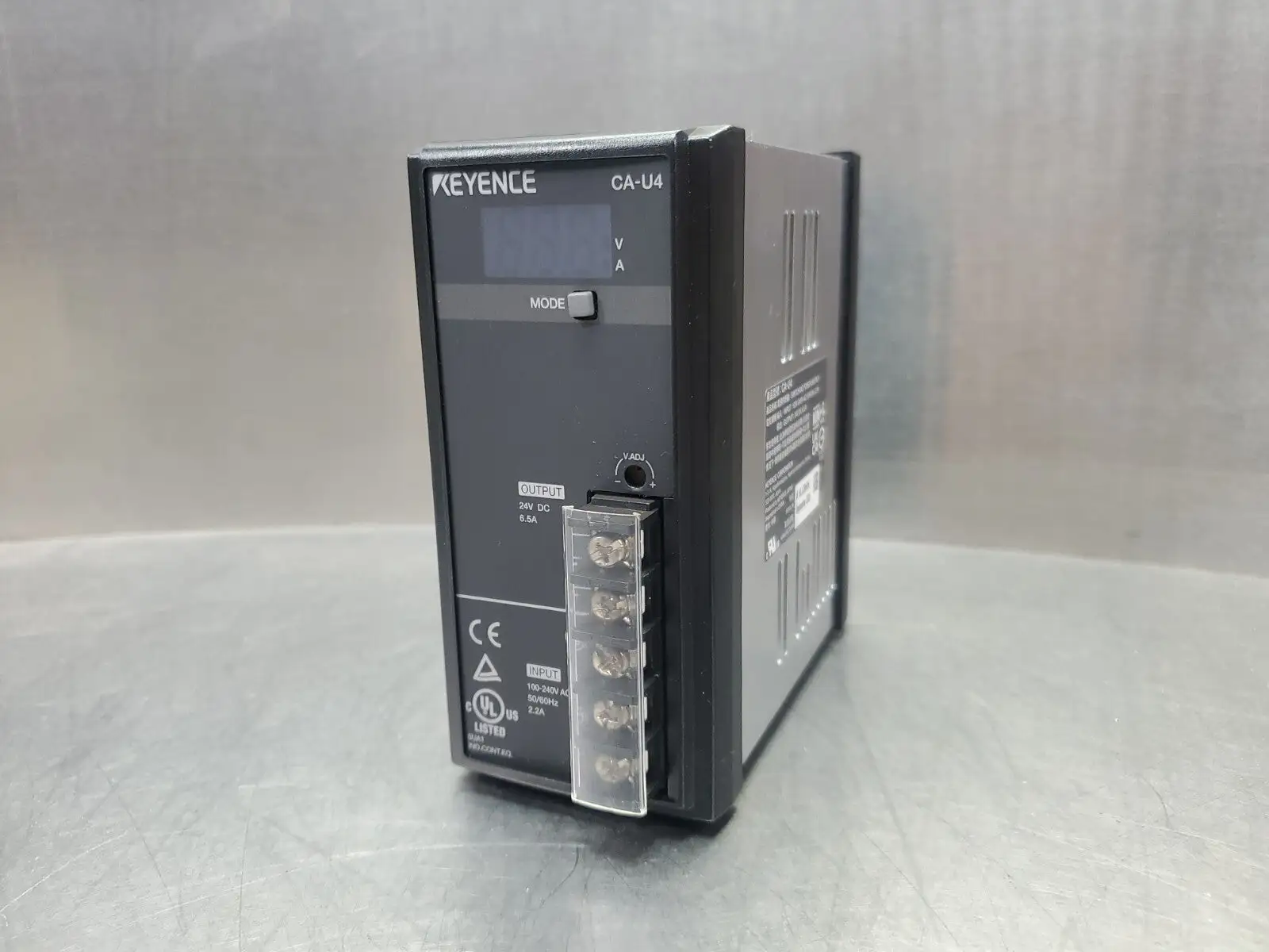 KEYENCE CA-U4 24VDC 6.5A Switching Power Supply. 3B-9