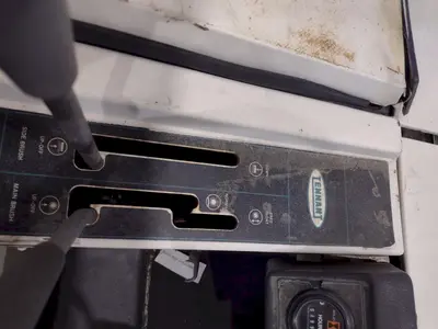 TENNANT MODEL #360 POWERED FLOOR SWEEPER: STOCK #21128