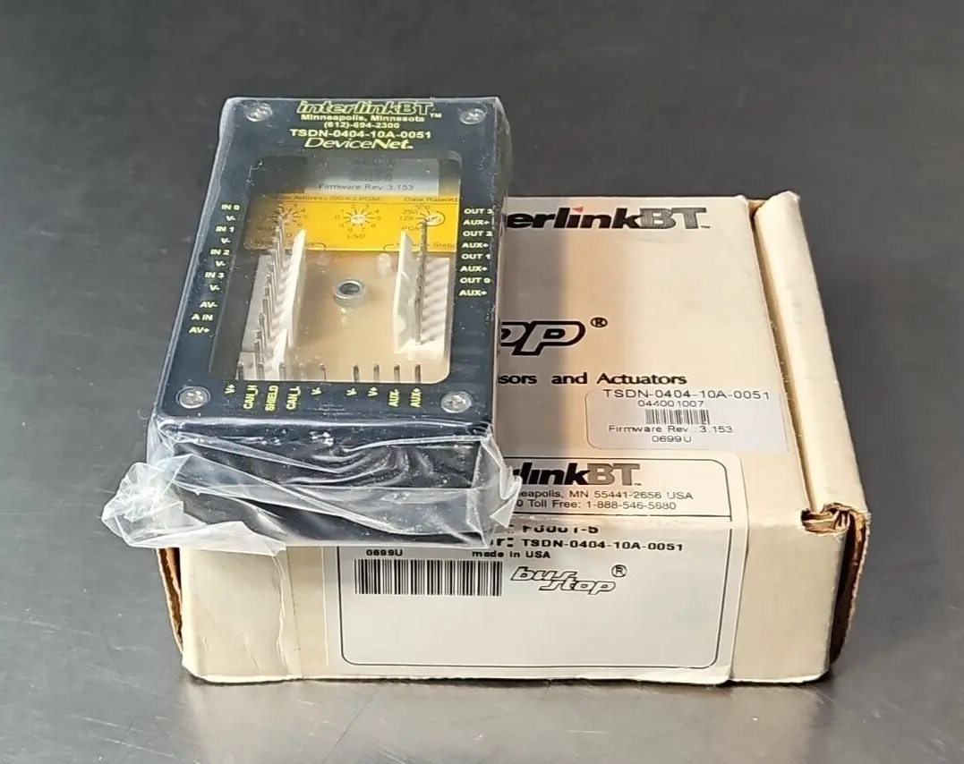 INTERLINKBT TSDN-0404-10A-0051 DEVICENET NETWORK MODULE. Loc3C22